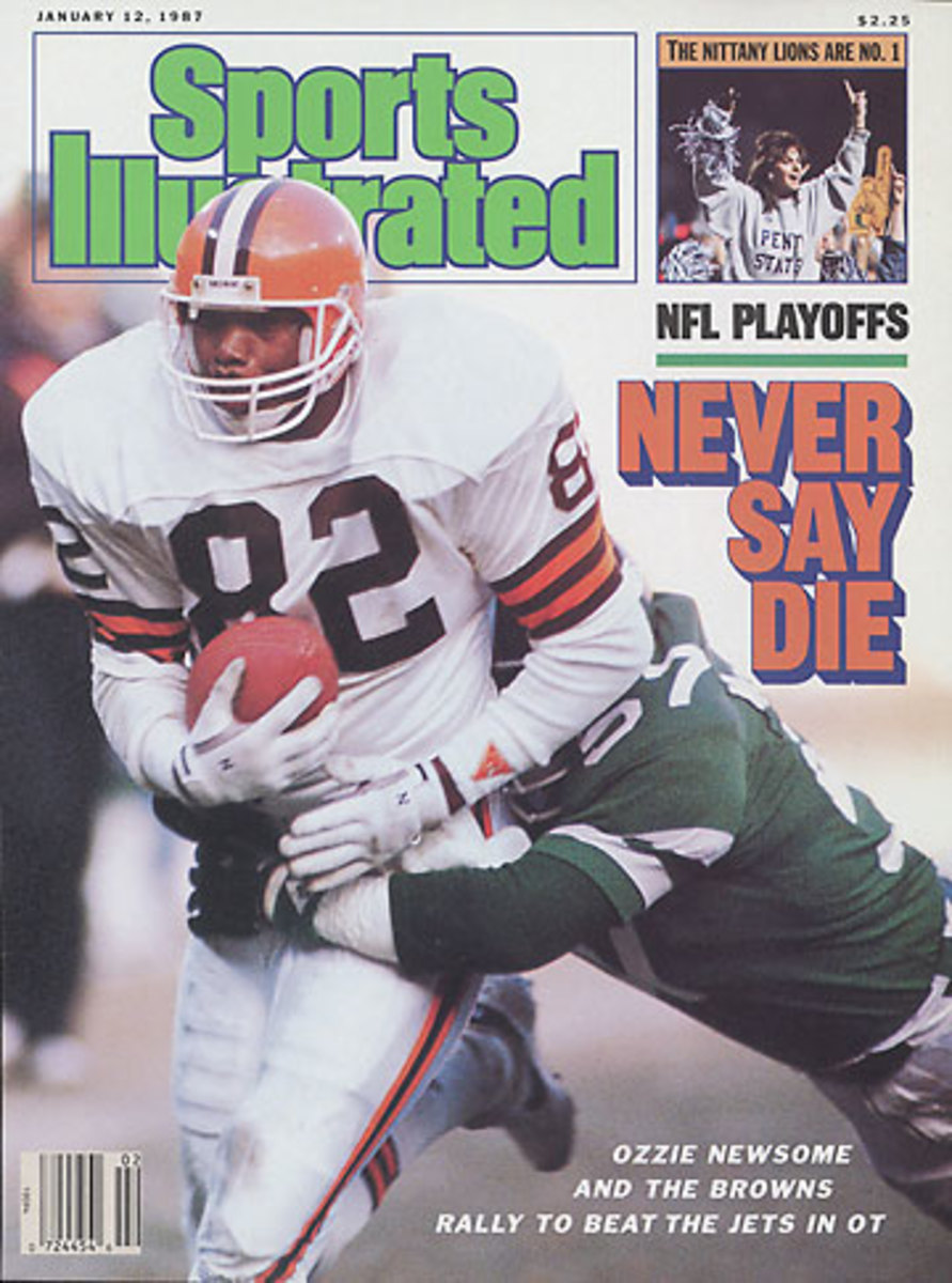 Newsome was hard to cover—except when SI gave him the treatment in January 1987. (Jerry Wachter /Sports Illustrated)